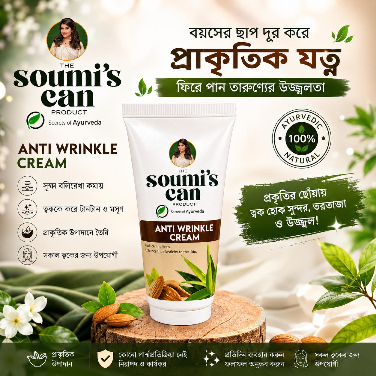 Anti Wrinkle Night Cream | The Soumi’s Can Product