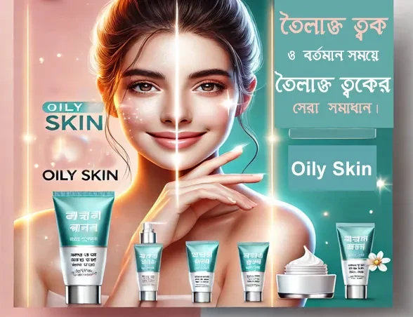 তৈলাক্ত ত্বক ও বর্তমান সময়ে তৈলাক্ত ত্বকের সেরা প্রসাধনী